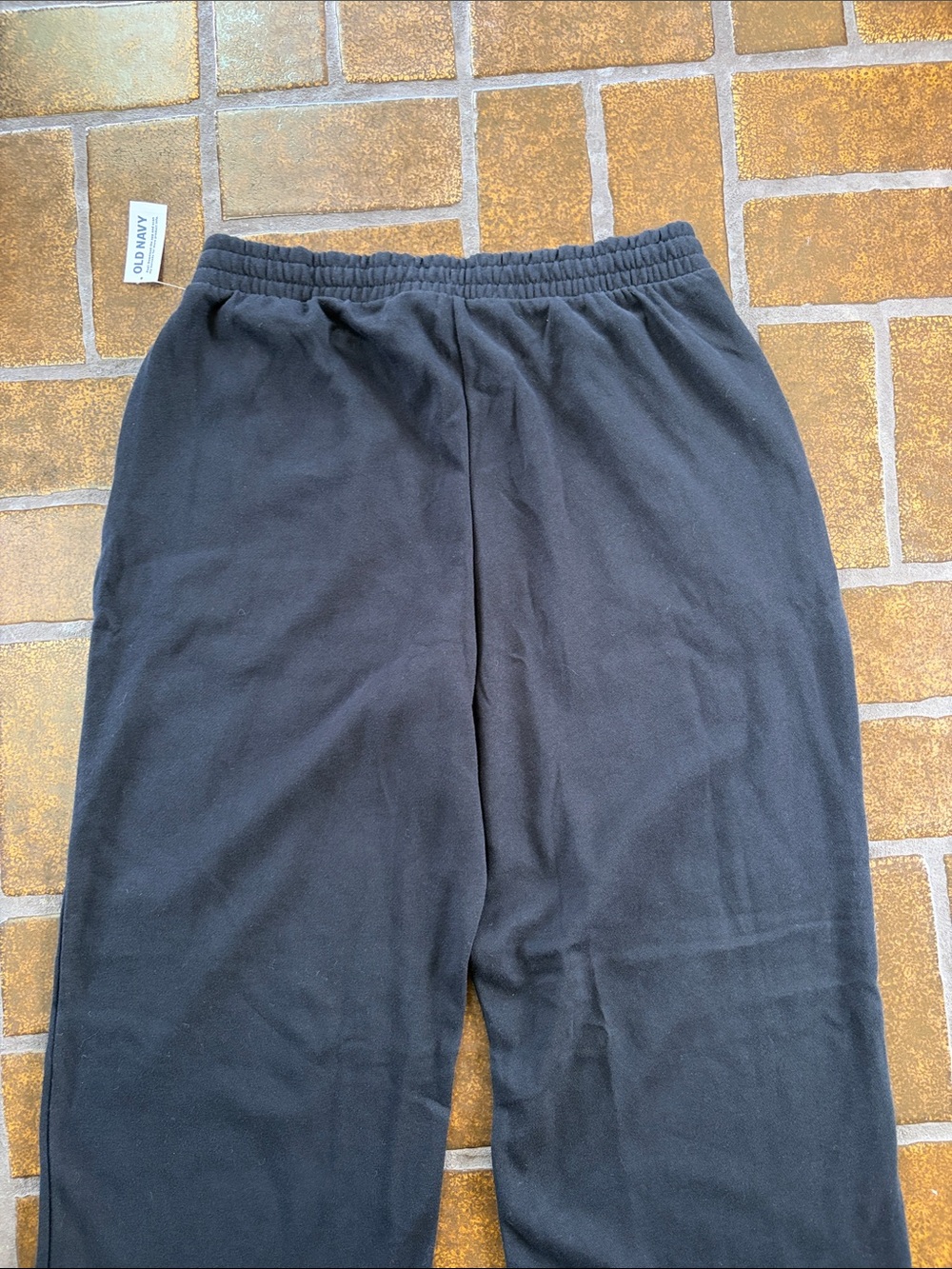NWT Old Navy Black So Comfy High Waisted Wide Leg Sweatpants - Picture 8 of 13